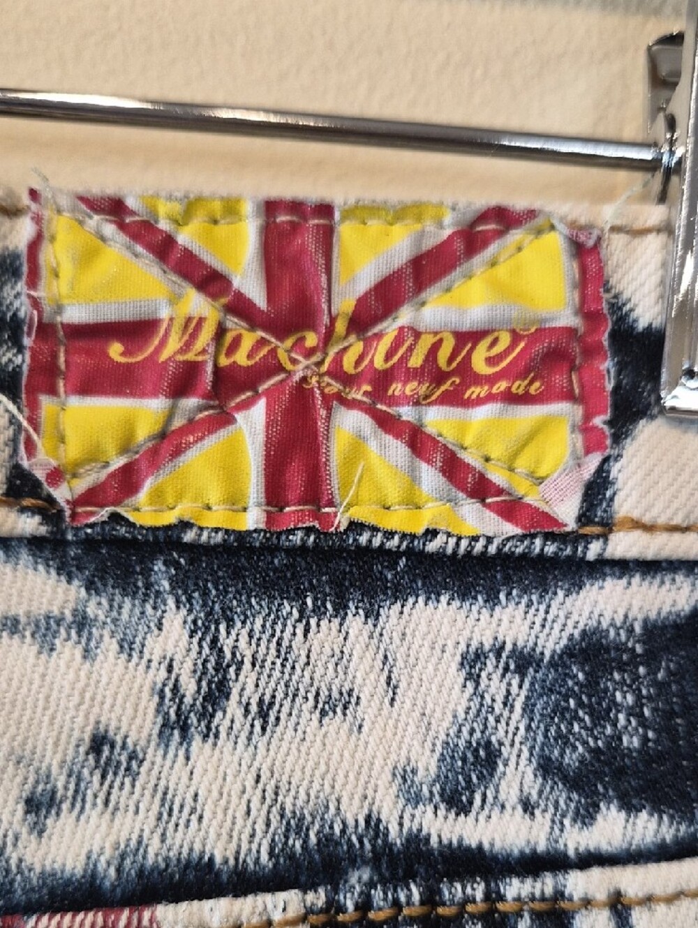 Machine British Flag Ripped Jeans - Picture 12 of 16